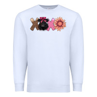 White xoxo belted galloway Premium Sweatshirt - AdoDesignShop