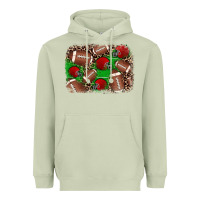 Matcha american football helmet background Heavyweight Hoodie - JahusDesignShop