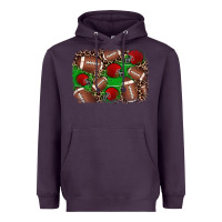 Plum american football helmet background Heavyweight Hoodie - JahusDesignShop