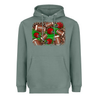 Sage american football helmet background Heavyweight Hoodie - JahusDesignShop
