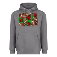 American Football Helmet Background Heavyweight Hoodie | Teevron