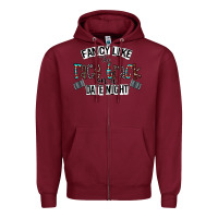 Burgundy fancy like the race track on a date night Zipper Hoodie - CowhideDigitalArt