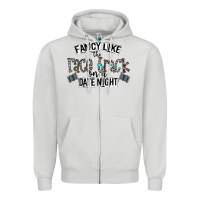 Dove Grey fancy like the race track on a date night Zipper Hoodie - CowhideDigitalArt