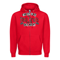 Red fancy like the race track on a date night Zipper Hoodie - CowhideDigitalArt