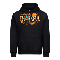 Black grateful thankful and blessed Urban Hoodie - MaliasSmallBusiness