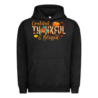 Pigment Black grateful thankful and blessed Urban Hoodie - MaliasSmallBusiness