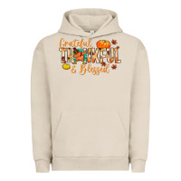 Pigment French Oak grateful thankful and blessed Urban Hoodie - MaliasSmallBusiness