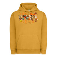 Pigment Peanut Butter grateful thankful and blessed Urban Hoodie - MaliasSmallBusiness