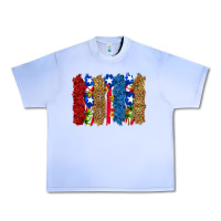 Grape Ice puerto rico republic brushstrokes Urban Heavy Tee - RanaPortraitStore