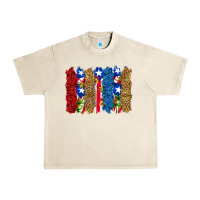Sandshell puerto rico republic brushstrokes Urban Heavy Tee - RanaPortraitStore
