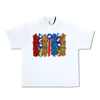 White puerto rico republic brushstrokes Urban Heavy Tee - RanaPortraitStore