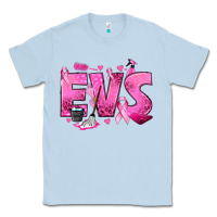 Dusty Blue Environmental Services Breast Cancer Classic Tee - texasbilliewilder
