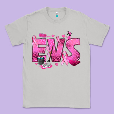 Environmental Services Breast Cancer Classic Tee Designed By Texasbilliewilder