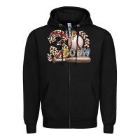 Black three up down Zipper Hoodie - RacoonDesign