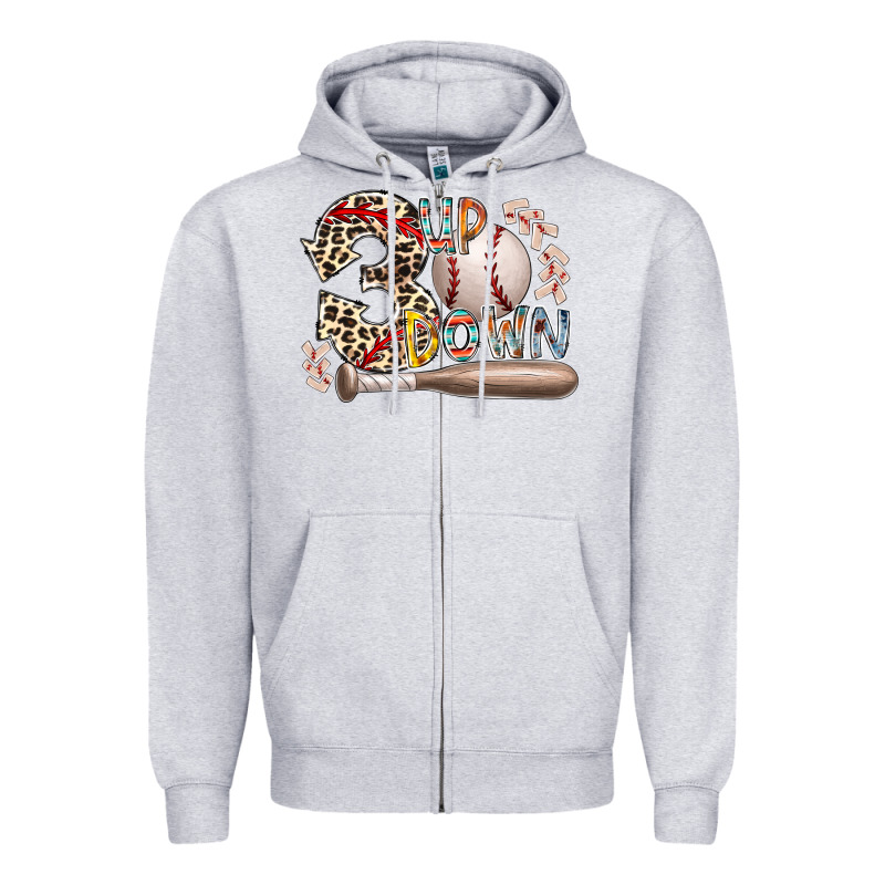 Three Up Down Zipper Hoodie by RacoonDesign | Teevron