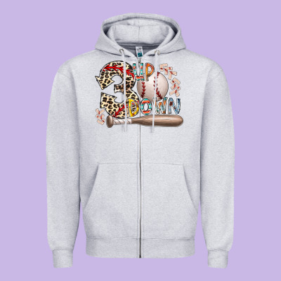 Three Up Down Zipper Hoodie Designed By Racoondesign