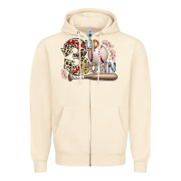Sandshell three up down Zipper Hoodie - RacoonDesign