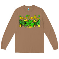Toasted Coconut one lucky mom Long Sleeve Tee - Zillion Design Studio