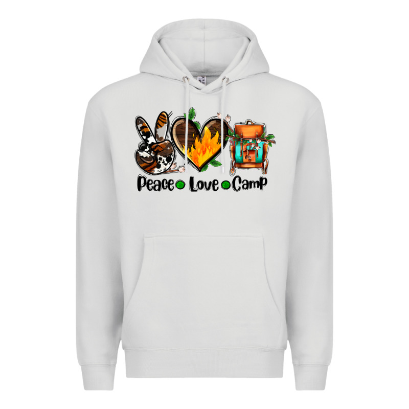 Peace Love Camp Ado Premium Hoodie by AdoDesignShop | Teevron