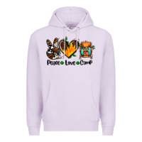 Lilac peace love camp ado Premium Hoodie - AdoDesignShop