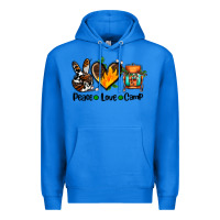 True Royal peace love camp ado Premium Hoodie - AdoDesignShop