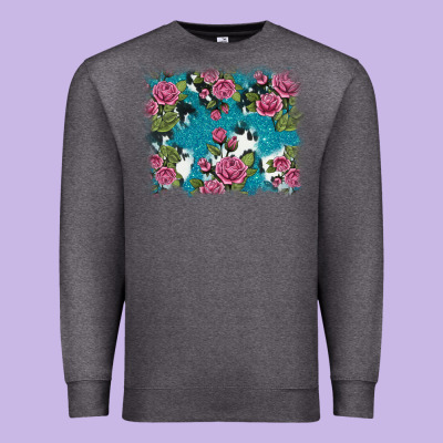 V.drose Glitter Cowhide Premium Sweatshirt Designed By Adodesignshop