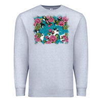 Heather Grey v.drose glitter cowhide Premium Sweatshirt - AdoDesignShop