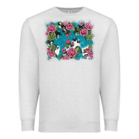 Oatmeal Heather v.drose glitter cowhide Premium Sweatshirt - AdoDesignShop