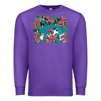 Purple v.drose glitter cowhide Premium Sweatshirt - AdoDesignShop