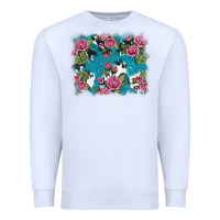 White v.drose glitter cowhide Premium Sweatshirt - AdoDesignShop