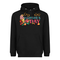 Black valentines day sweet Heavyweight Hoodie - AdoDesignShop