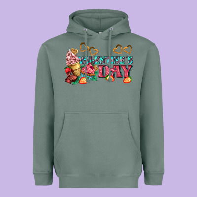 Valentines Day Sweet Heavyweight Hoodie Designed By Adodesignshop