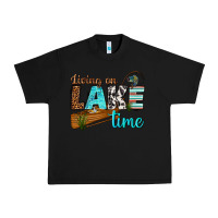 Black living on lake time Urban Heavy Tee - texasbilliewilder