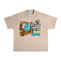 French Oak living on lake time Urban Heavy Tee - texasbilliewilder