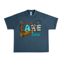 Midnight Navy living on lake time Urban Heavy Tee - texasbilliewilder