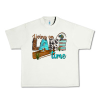Pistachio living on lake time Urban Heavy Tee - texasbilliewilder