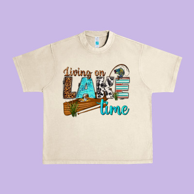 Urban Heavy Tee living on lake time