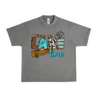 Tornado living on lake time Urban Heavy Tee - texasbilliewilder