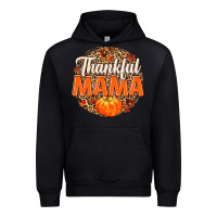 Black Thankful Mama Urban Hoodie - MaliasSmallBusiness