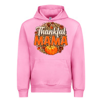 Fuchsia Pink Thankful Mama Urban Hoodie - MaliasSmallBusiness
