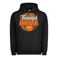 Pigment Black Thankful Mama Urban Hoodie - MaliasSmallBusiness