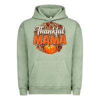 Pigment Oil Green Thankful Mama Urban Hoodie - MaliasSmallBusiness