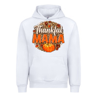 White Thankful Mama Urban Hoodie - MaliasSmallBusiness