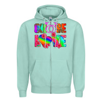 Seafoam choose love (lesbian) Zipper Hoodie - HRA Design Shop