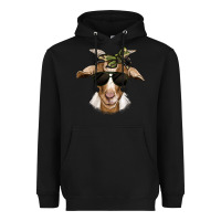 Black camouflage bandana goat Heavyweight Hoodie - Jasminsmagicworld