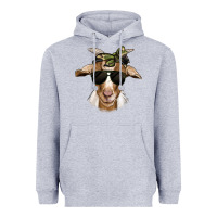 Heather Grey camouflage bandana goat Heavyweight Hoodie - Jasminsmagicworld