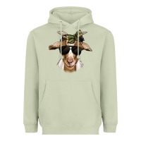 Matcha camouflage bandana goat Heavyweight Hoodie - Jasminsmagicworld