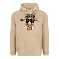 Mushroom camouflage bandana goat Heavyweight Hoodie - Jasminsmagicworld