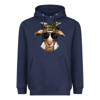 Navy camouflage bandana goat Heavyweight Hoodie - Jasminsmagicworld