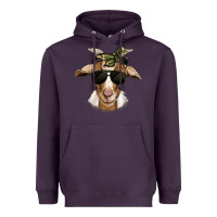 Plum camouflage bandana goat Heavyweight Hoodie - Jasminsmagicworld